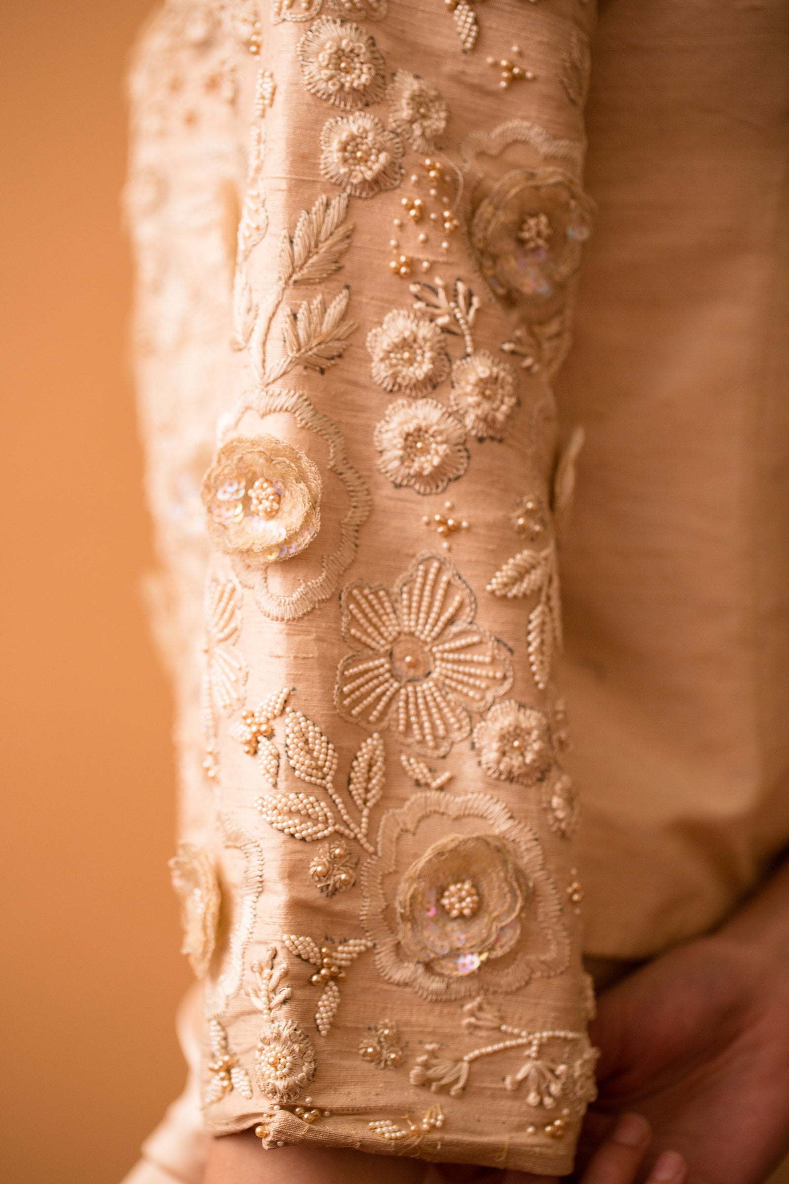 Constance - 100% Silk 3D Embellished Jacket