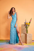 Louisa - Glass Beaded Tulle Gown