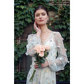 Rosalind – 3D Floral Appliqués Tulle Gown