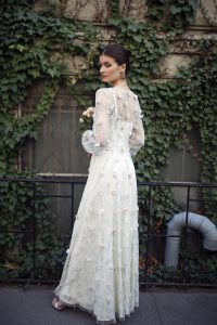 Rosalind – 3D Floral Appliqués Tulle Gown