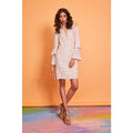 Morgan - Tiered Sleeves 100% Silk Dress