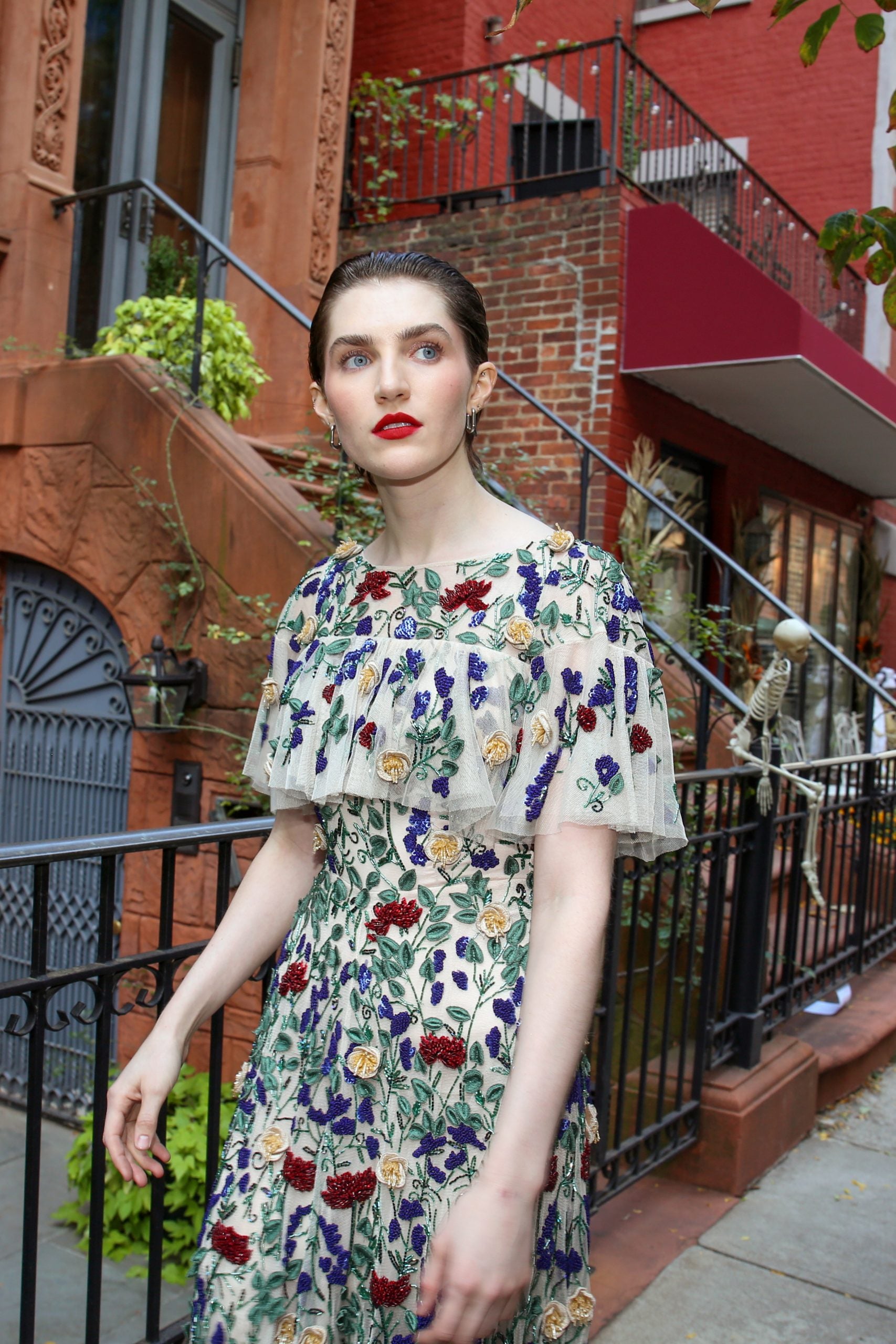 Ines - Hand Executed Embellishments Tulle Dress