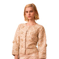 Constance - 100% Silk 3D Embellished Jacket