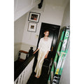 Lavanya Coodly Lucienne trousers styled with a white top, front view